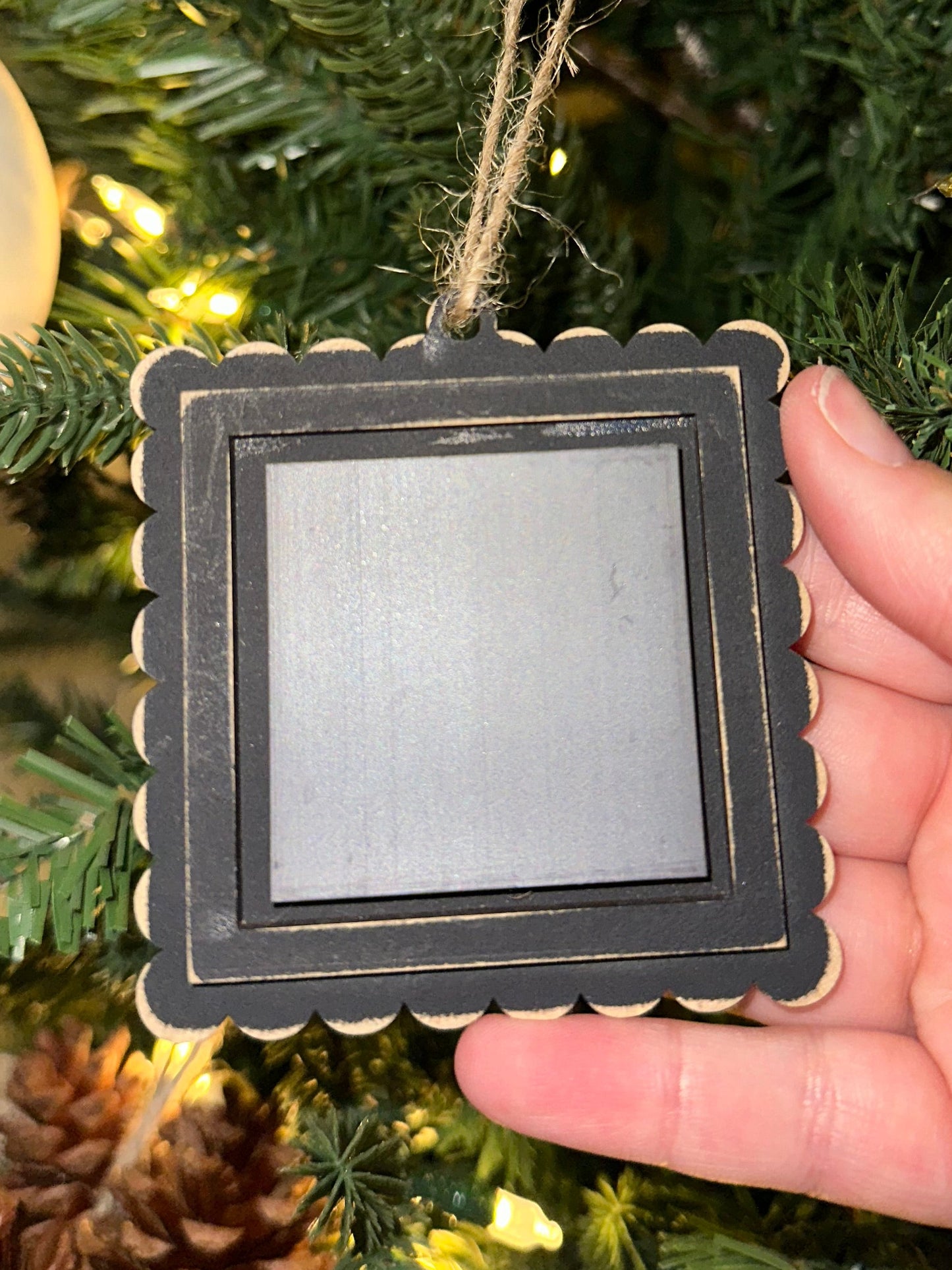 Rustic Magnetic Ornament - Magnet Not Included